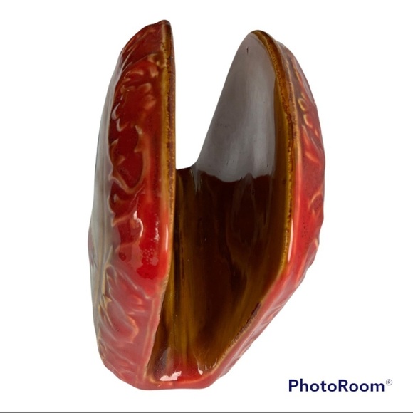 Farmhouse Rooster Ceramic Napkin Holder Glazed Hand Painted Ceramic Multicolor - Picture 4 of 13